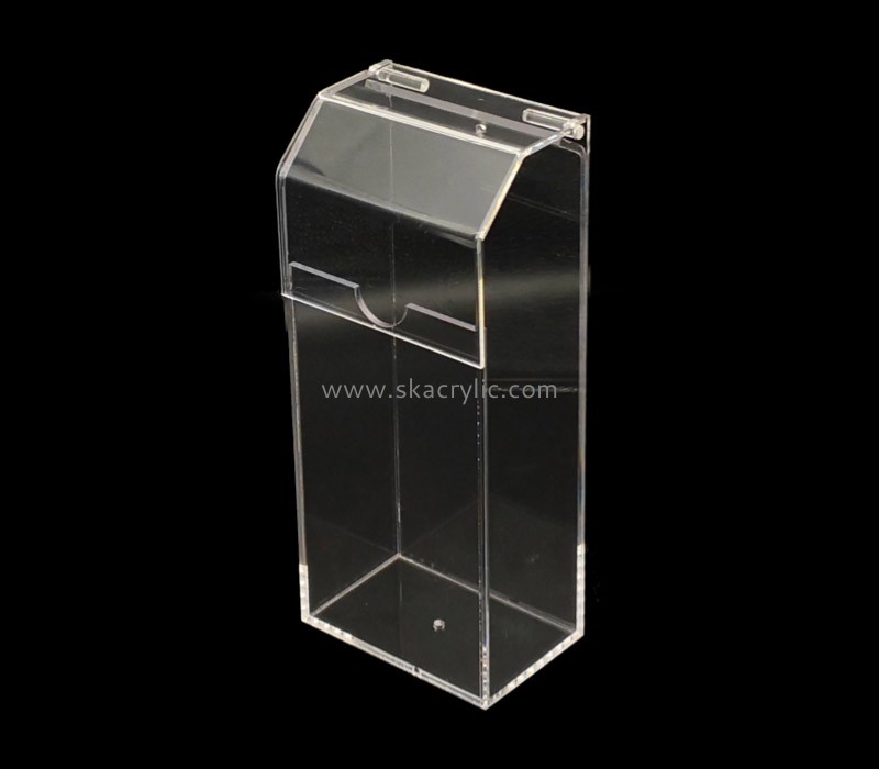 Customize clear acrylic brochure box BH-1256