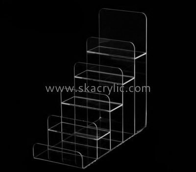 Customize clear acrylic tiered literature holder BH-1228