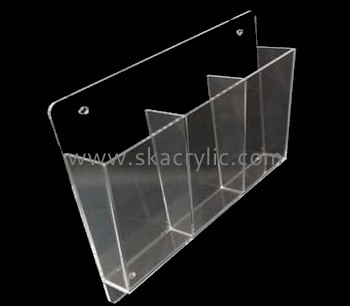 Plexiglass manufacturer custom acrylic wall mount brochure holder BH-1150