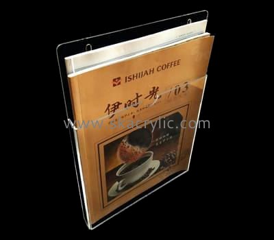 Plastic suppliers custom acrylic wall mounted leaflet holders BH-1145