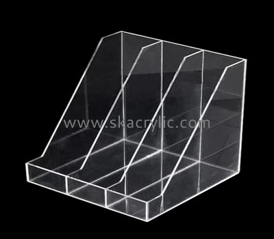 Lucite manufacturer custom clear plastic magazine rack BH-1133