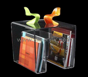 Perspex manufacturers custom acrylic magazine file holder BH-1115