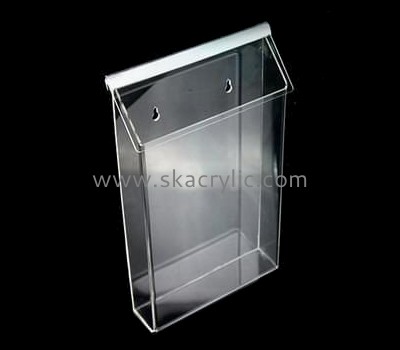 Plexiglass manufacturer custom wall mounted brochure displays holders BH-1084