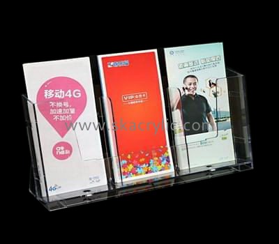 Acrylic display manufacturers custom acrylic flyer leaflet holders BH-1043