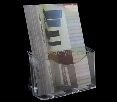 Lucite manufacturer custom trade show acrylic literature display racks BH-1020