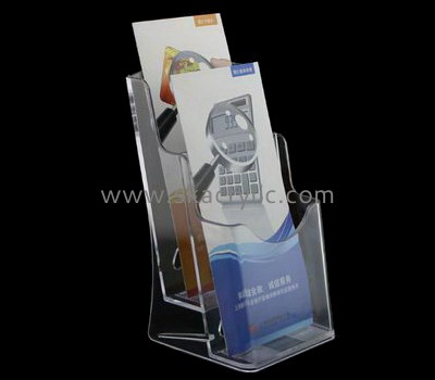 Perspex manufacturers custom acrylic countertop displays brochure holders BH-1012