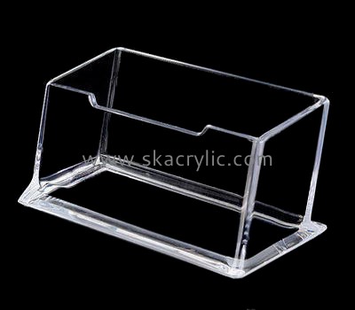 Acrylic display manufacturers custom acrylic fabrication desk business card holder BH-1005