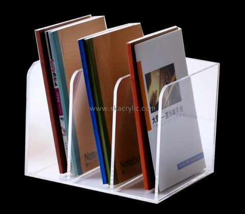 Plastic fabrication company custom lucite magazine rack BH-1002