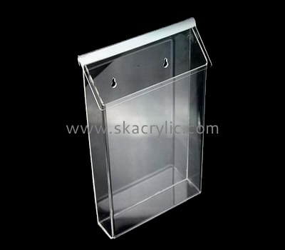 Acrylic plastic supplier custom design literature holders wall mounted BH-978