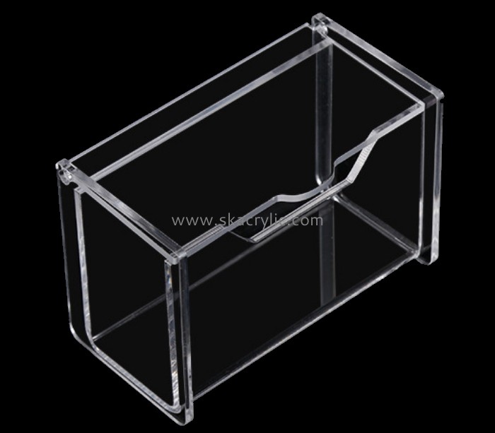 Acrylic company custom clear acrylic business card display holder BH-976