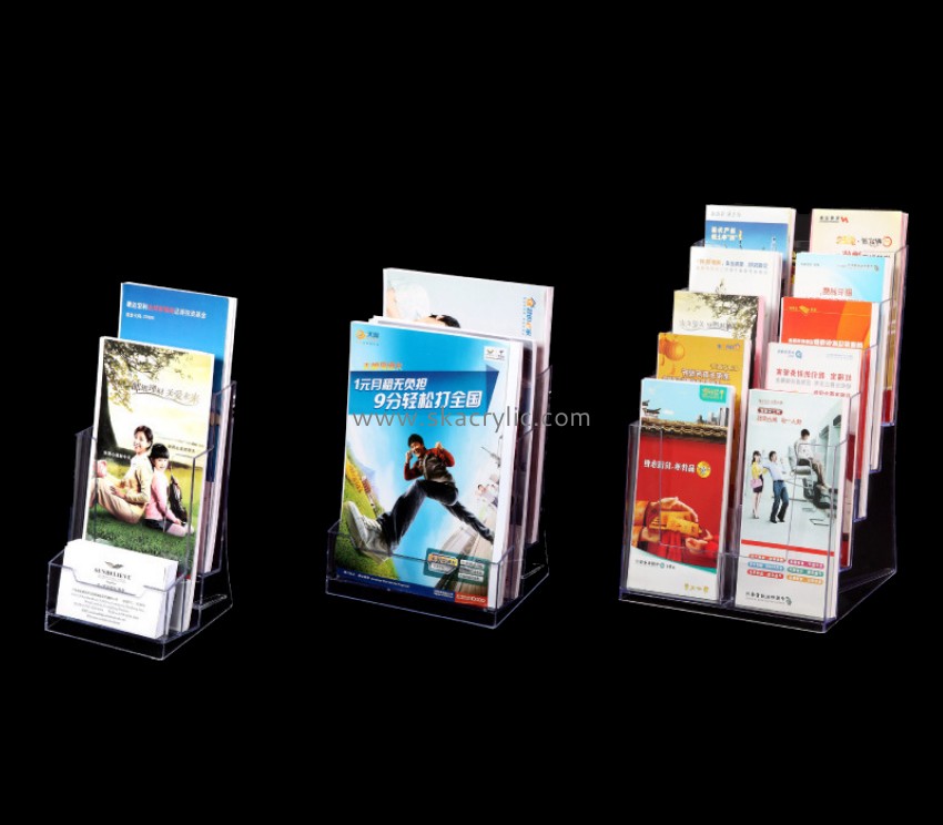 Acrylic display manufacturer custom acrylic plastic fabrication pamphlet rack BH-918