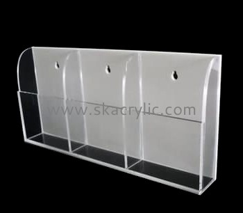 Acrylic manufacturers custom acrylic pamphlet display holder wall mount BH-912