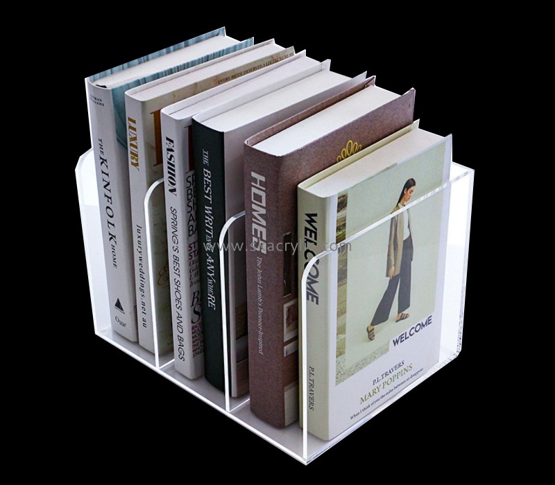 Acrylic manufacturers custom clear acrylic plastic fabrication magazine holder BH-883