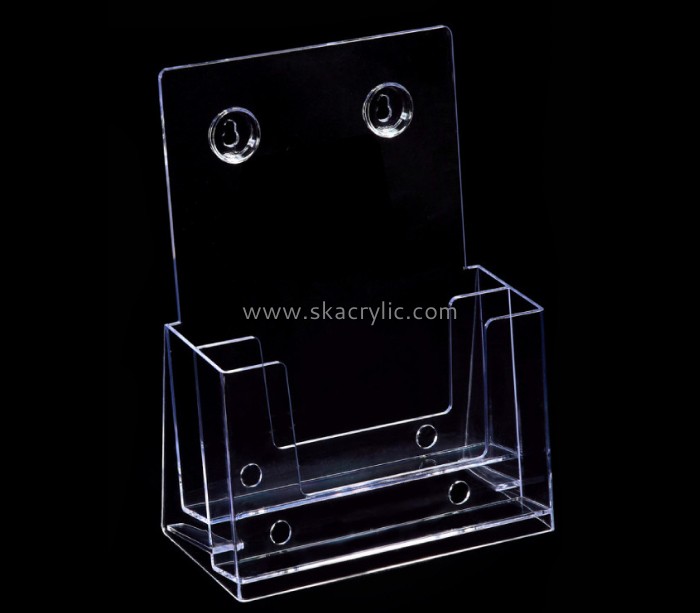 Perspex manufacturers custom plexiglass fabrication pamphlet holder BH-853