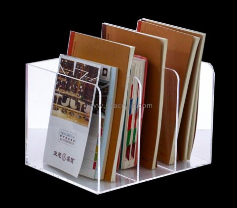 Acrylic display manufacturers custom file organizer brochure holders BH-809