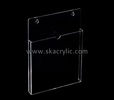 Complete plastic fabricators custom wall mounted brochure pamphlet display holder racks BH-797