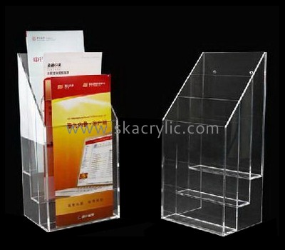 Acrylic plastic supplier custom plastic prototype fabrication pop brochure holders BH-791