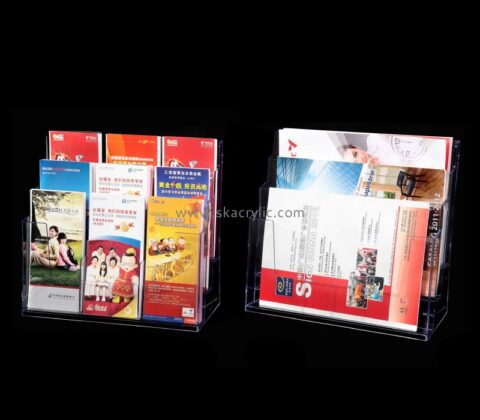 Plexiglass company custom acrylic products free standing brochure holders BH-789