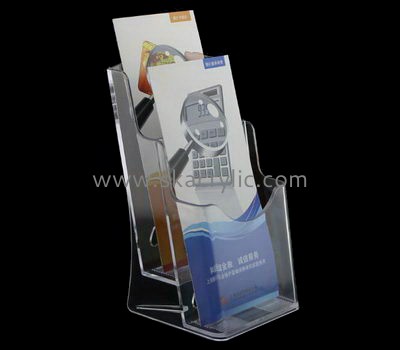 Acrylic manufacturer custom plexiglass brochure holder lucite leaflets holder BH-779