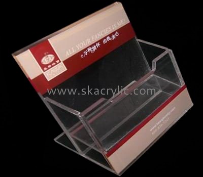 Acrylic plastic supplier customized acrylic card rack displays BH-744