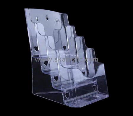 Acrylic products manufacturer customized pamphlet brochure wall display holder BH-722