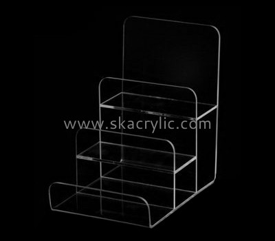 Acrylic plastic supplier customized perspex leaflet stand holders BH-670