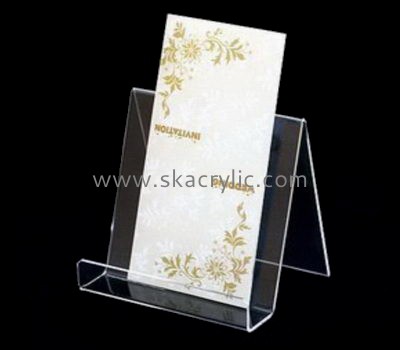 Plexiglass manufacturer customized plastic page brochure holders BH-666