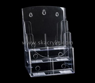 China acrylic manufacturer customized acrylic 3 tier brochure holder BH-647