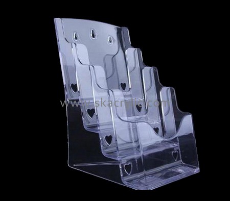 China acrylic manufacturer customized acrylic wall mounted leaflet holders BH-630