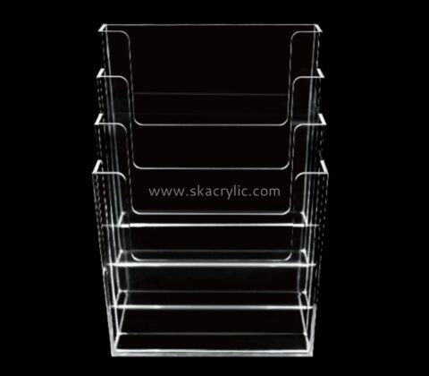 Display stand manufacturers customized acrylic plastic literature display holder BH-629