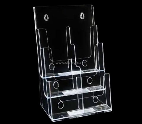 Acrylic manufacturers china customized acrylic brochure holder wall mount BH-614