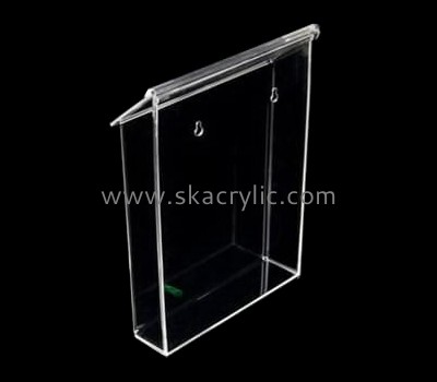 Lucite manufacturer customized outdoor leaflet outdoor literature holders wall mounted BH-558