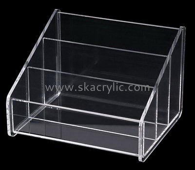 Acrylic plastic supplier customized clear flyer 3 tier brochure holder BH-534