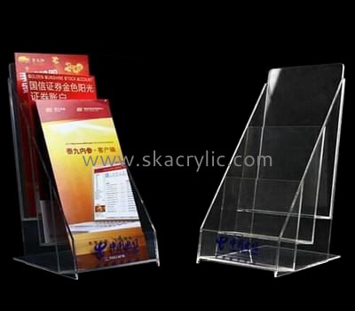 Lucite manufacturer customized pamphlet display stands holders for brochures BH-531