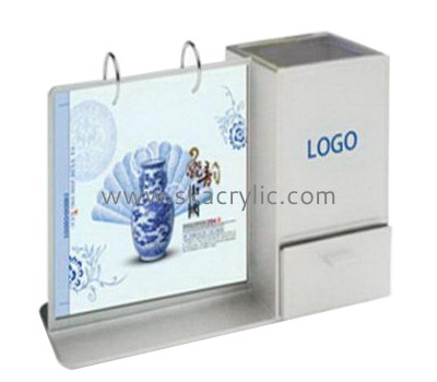 Acrylic manufacturing company custom acrylic desk calendar holder with stand BH-468