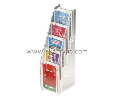 Customized acrylic brochure holder acrylic magazine holder acrylic magazine holder BH-081