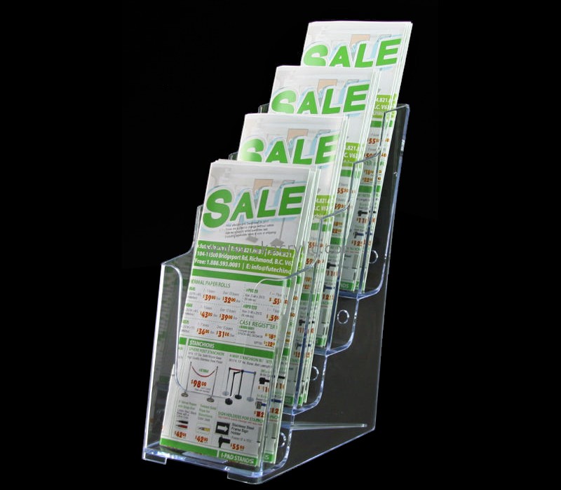 Hot selling acrylic brochure holder document holder book holder BH-057