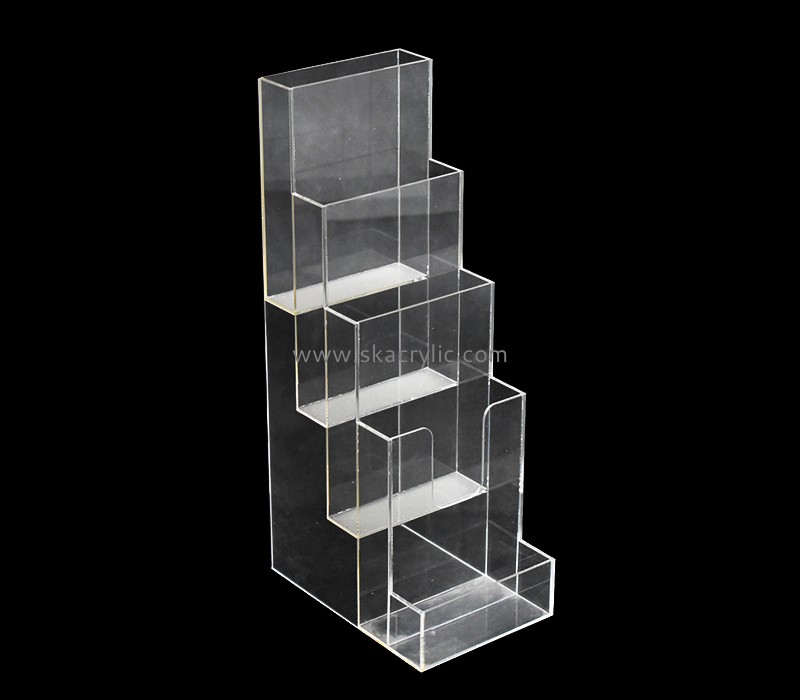 Factory wholesale acrylic brochure holder acrylic menu holder acrylic magazine holder BH-044