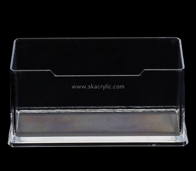 Hot selling acrylic desktop business card holder name card holder plastic credit card holder BH-031