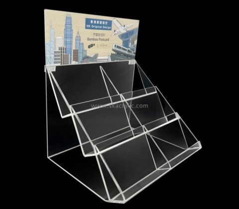 Wholesale acrylic cheap business card holder acrylic card holder plastic card holder BH-030