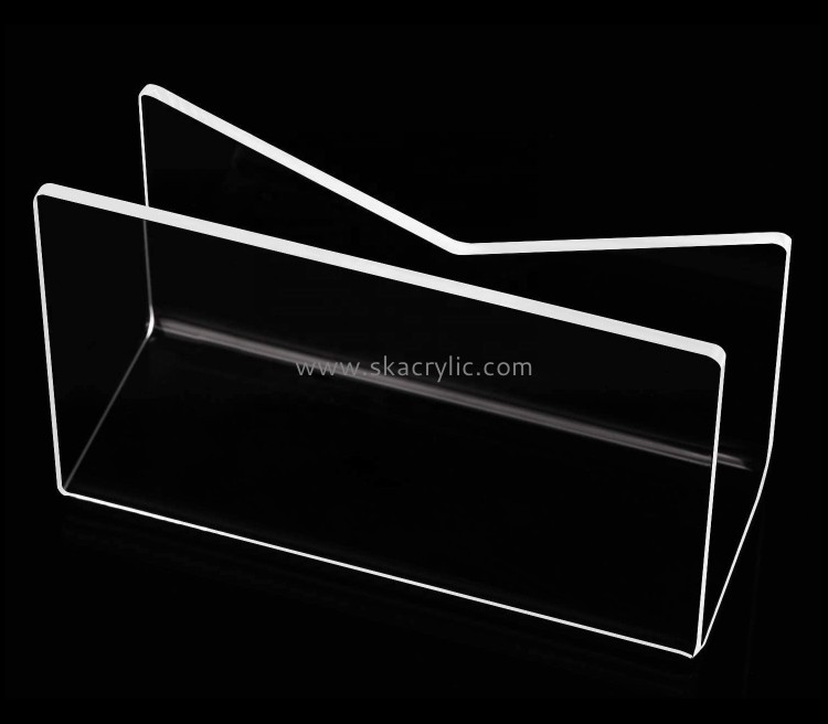 Custom design acrylic plastic menu holder BH-027