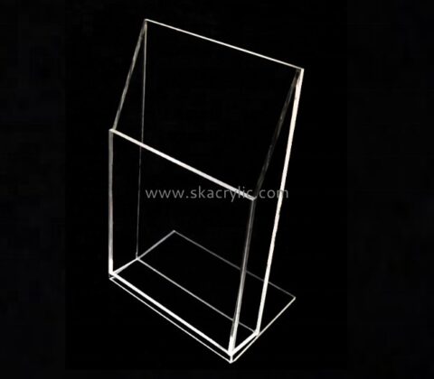 Custom design acrylic brochure holder BH-022