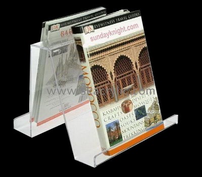 Factory custom design V shape transparent acrylic document holder BH-020