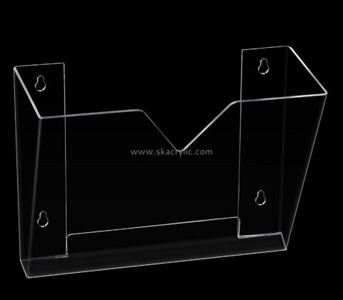 Custom design clear acrylic brochure holder BH-017