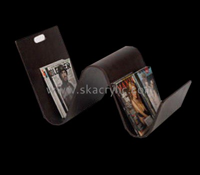 Factory hot sale W shape black a4 acrylic sign holder BH-016