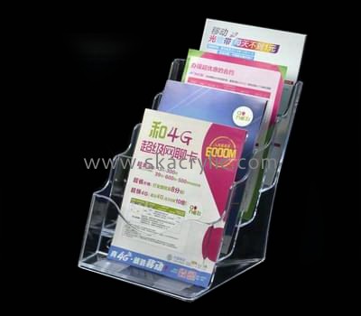 Customize perspex tiered literature holder BH-1777