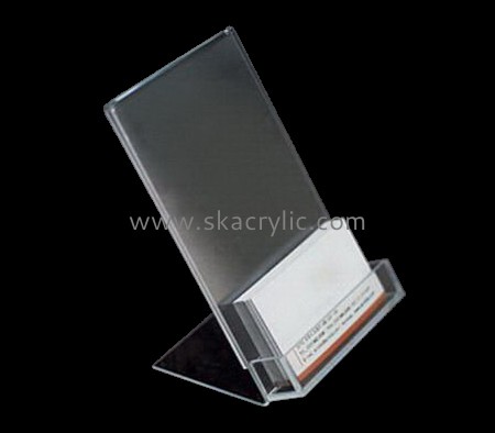 Customize acrylic clear business card holder BH-1885