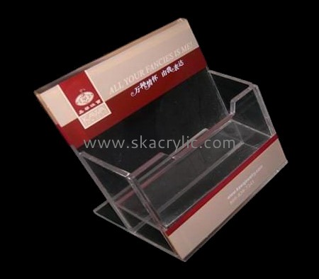 Customize acrylic business card organiser BH-1888