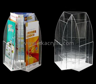 Customize lucite pamphlet display rack BH-1966