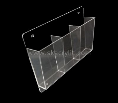 Customize lucite a5 literature holder wall mounted BH-2054